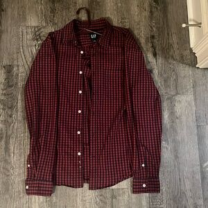 Plaid Gap Dress Shirt